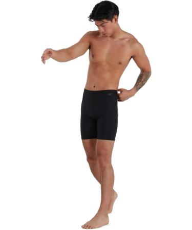 Speedo Men's Essentials Endurance+ Swim Shorts - 34 Black | High-Performance Swimwear for International Shipping - Buy Online on GoSupps.com