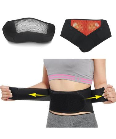 Magnetic Self Heat Lower Back Brace Belt Lumbar Support Pain Relief - Buy Online on GoSupps.com