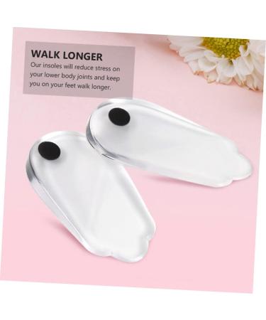 Mobestech Gel Heel Inserts - 4 Pairs Orthopedic Insoles for O/X Leg Correction | Comfortable Shoe Cushions for Men & Women - Buy Online on GoSupps.com