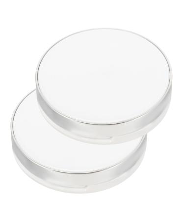 DOITOOL 2 Pcs Body Powder Cushion Foundation Case with Mirror Pack Loose Powder Travel
