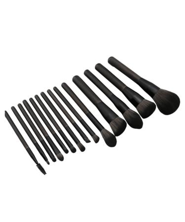 Asinfter Complete Makeup Brushes 14 Set Brushes Loose Powder Brush Foundation Brush Nose Shadow Brush Soft Fiber Hair