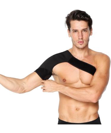 Shoulder Brace Adjustable Shoulder Support Brace Compression Bandage for Arthritis Sports Injuries Dislocated Joint Left+Right - Buy Online on GoSupps.com