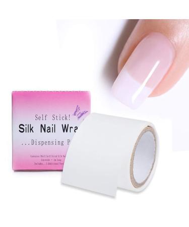 Silk Nail Wrap Reinforce Repair Bandage Tape Easy Trimerable for UV Gel Acrylic Nail Art Extension Fiberglass Professional Manicures Tool Accessories