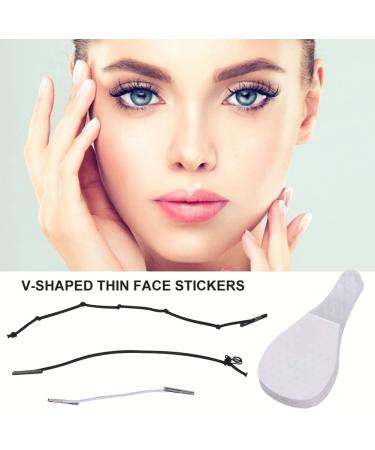 80-Piece Invisible Face Lift Tape | V-Shape Lifting Stickers & Tools for Makeup | Thin Discreet Face Elevation Solution - Buy Online on GoSupps.com
