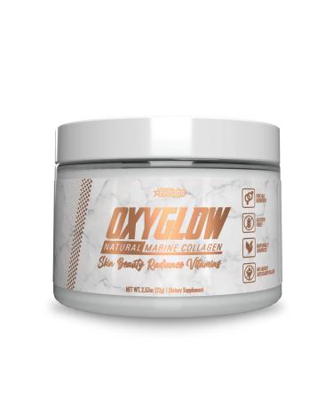 EHP Labs OxyGlow Natural Marine Collagen Powder - Hydrolyzed Marine Collagen Peptides Powder - Boosts Skin Elasticity & Firmness Accelerates Nail Growth & Strengthens Hair 30 Serves (Unflavored)