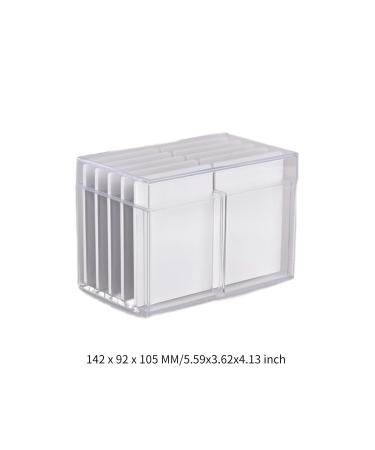 Clear Acrylic Eyelash Organizer - 10 Layers for False Lashes & Glue | Transparent Storage Box | 14.2x9.2x10.5cm - International Shipping Available - Buy Online on GoSupps.com
