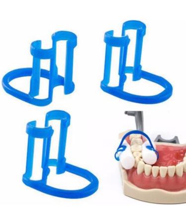 Wudaizhi 20 PCs Cotton Roll Holder Clips - Disposable Blue Dental Clip for Clinics & Orthodontics - Compact Plastic Clamp - Buy Online on GoSupps.com