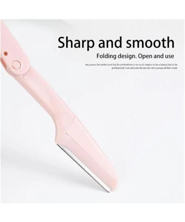 Buy Safe Folding Ladies Face Shaver & Eyebrow Trimmer - Anti-Scratch Makeup Tool for Women | Fast International Shipping - Buy Online on GoSupps.com