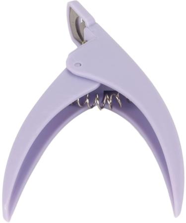Nail Tip Clipper U Shaped Slices Scissors for DIY Manicure One Line Scissors Tool Cut French Style Acrylic Nail Tools (Violet) - Buy Online on GoSupps.com