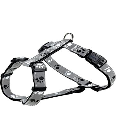 Trixie Silver reflect dishes size M - L: chest circumference 50 75 cm/25 mm in black/silver gray - reflective dog harness with continuously adjustable elements for medium -sized dogs 12233 gray m (50 75 cm/25 mm) - Buy Online on GoSupps.com