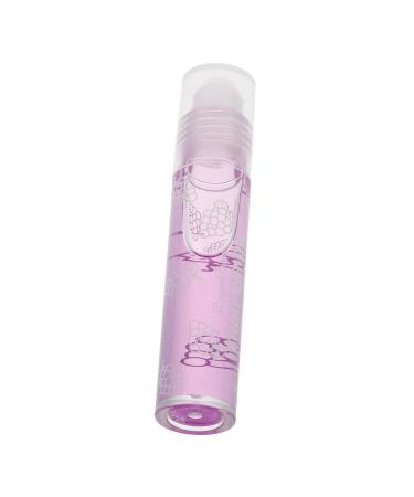 Ipetboom Rollon Moisturizing Lip Oil Lip Gloss Set Moisturizing Natural Lip Lotion Avocado and Fruit Extracts Purple