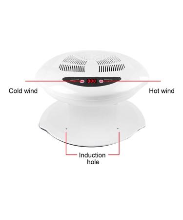 Buy Reliable 400W White Manicure Dryer - Safe Smart Nail Fan for Home Use (EU 220V) | Fast International Shipping - Buy Online on GoSupps.com