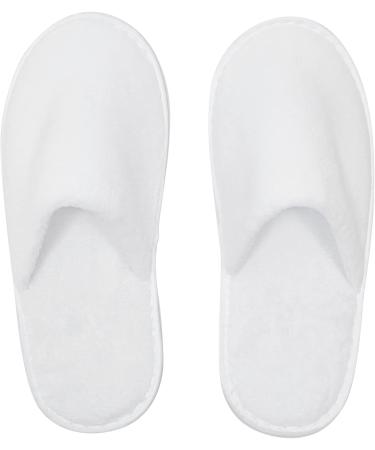 Juvale Disposable Closed Toe Slippers for Guests - Women US Size 12, Men Size 11 (12 Pairs, 3 Colors) - Buy Online on GoSupps.com