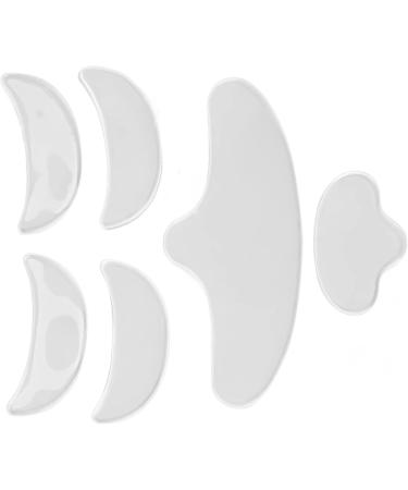 Face Wrinkle Patches 6 Pieces Silicone Facial Pad Set Include Eye Patch Forehead Patch Chin Patch Reusable Anti Aging Pad to Reduce Fine Lines Frown Lines Smile Lines - Buy Online on GoSupps.com