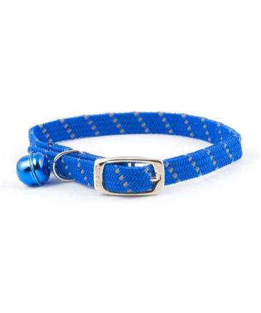 Ancol Reflective all-elastic Cat Collar Black Black 1 Count (Pack of 1) Single - Buy Online on GoSupps.com