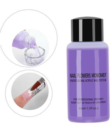 Acrylic Nail Liquid 40ml Non-Yellowing Acrylic Monomer Liquid for Acrylic Powder for Beginners - Buy Online on GoSupps.com