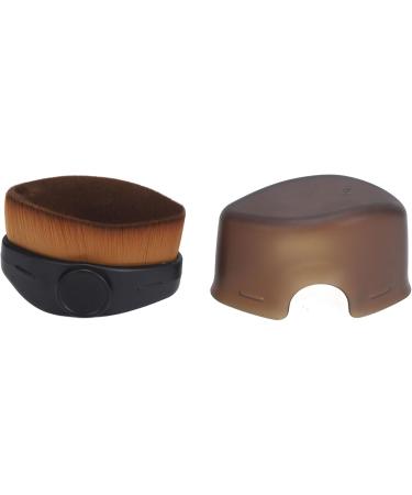 Sunscreen Brush Sun Lotion Applicator Synthetic Fiber Comfortable Grip Precise and Gentle Control Dense Bristles with Protective Cap for Travel (Brown) - Buy Online on GoSupps.com