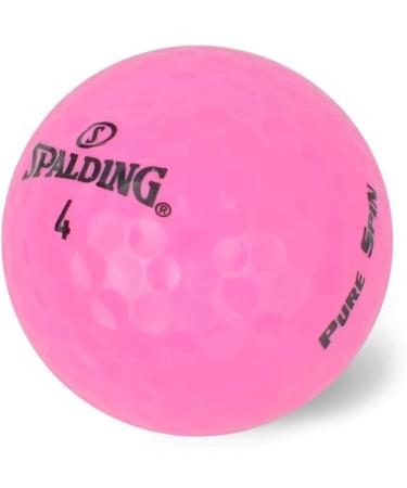 Spalding Pure Spin 12 Ball Pack in Pink - Premium Quality Tennis Balls - Buy Online on GoSupps.com
