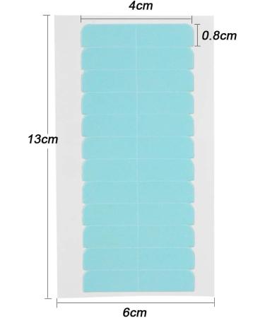 240pcs Double Sided Hair Tape for Hair Extensions & Wigs - Green Replacement Tabs - Buy Online on GoSupps.com