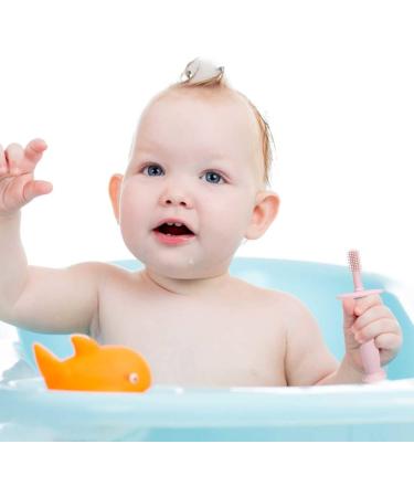 Baby Design Infant Toothbrush - Soft Durable Silicone Manual Toddler Toothbrush with Extra Bristles - High Quality Training Tool - Green - Buy Online on GoSupps.com