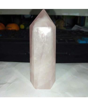 Natural Crystal Rough 1 Piece 115-125g Natural Rock Pink Rose Quartz Crystal Point Gift Stones