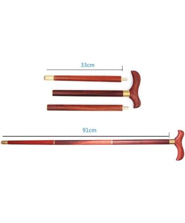 Wooden Cane The Elderly Lightweight Folding Crutches Anti-Skid Sticks Portable Wood Sticks Red It's so Kind of You Safehappy - Buy Online on GoSupps.com