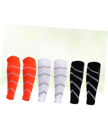 NOLITOY Calf Guard Socks - 9 Pairs Black Compression Leg Sleeves for Running & Protection - Buy Online on GoSupps.com