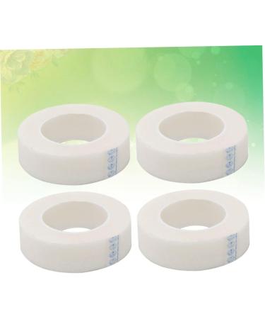 Beaupretty 4 Rolls lash extensions supplies white tape transparent tape eyelash tape sensitive skin Eyelash Tapes micropore eyelash tape extension adhesive tape Fake eyelashes tool 4 Rolls White - Buy Online on GoSupps.com