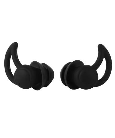 Artibetter 1 Pair Anti-Noise Mute Sound-isolating Earplugs Soft Elastic Earplugs Soundproof Earplugs Flying Noise Canceling Earbuds Washable Ear Plugs Travel Earphone Black