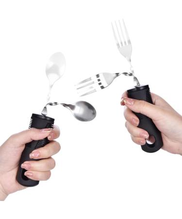 Dewedrt 4pcs Bendable Cutlery Disabled Utensil Adult Weighted Utensils Elderly Built Adults Adaptive Tableware Gadgets - Buy Online on GoSupps.com