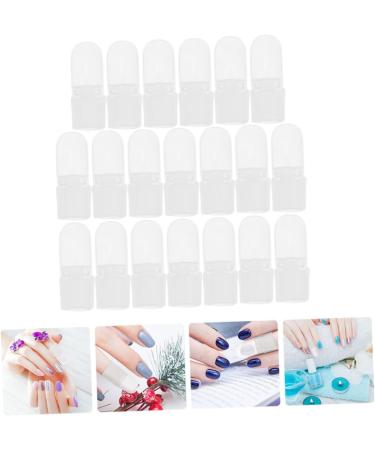 Healeved 60 Pcs Nail Case Nail Polish Cover Nail Varnish Protector Nail Gel Polish Nail Art Tools Nail Salon Supplies Nail Protector Manicure Protection Nail Polish Protections Manicure Set 4x2cmx2pcs Whitex2pcs - Buy Online on GoSupps.com