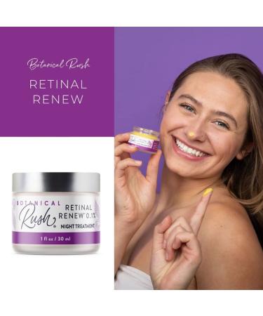 Retinal Renew Night Treatment - Anti-Aging Cream with Plant Peptides & Botanical Extracts for All Skin Types - 1 Oz Jar - Buy Online on GoSupps.com