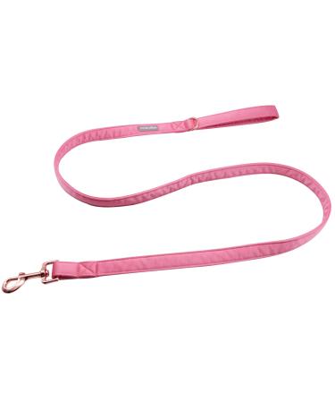 Lionet Paws Dog Leash - Silk Leash for Small Medium Large Dogs Matching Collars for Girls and Boys XS Leash (Pack of 1) Peach