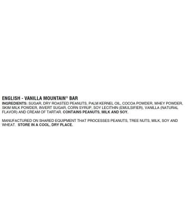 Vanilla Mountain Bar 1.6 oz - Case of 15 Bars | Delicious and Nutritious Snack Option - Buy Online on GoSupps.com