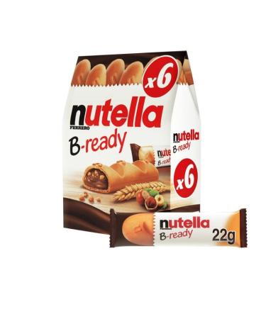 G n rique NUTELLA - B-Ready: 132g chocolate spread filled biscuit - Pack of 4 - Sold in Packs