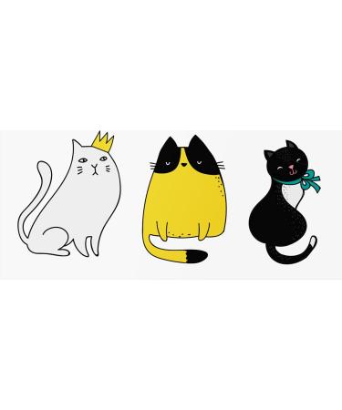 Cat Party Temporary Tattoos Collection: Fun & Unique Designs - Buy Online on GoSupps.com
