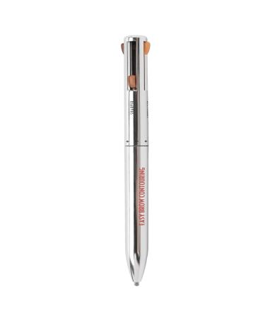 4 In1 Eyebrow Contour Highlight Pen Microblading Brow Pencil Waterproof Long Lasting Eye Makeup Beauty Tool Brow Defining Pencil Eye Makeup Beauty Tool(Blonde)