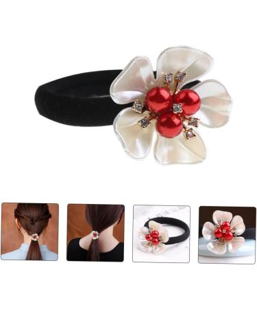 HONMEET Hair Accessories Hair Rope Tocados Para El Curly Hair Ties Petal Hair Scrunchies Creative Hair Accessories Pearl Hair Accessories Scarves for Women Dressy Multi- - Buy Online on GoSupps.com