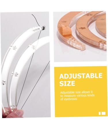 FOMIYES 2 sets Shape Horizontal Eyebrow Level Shaping Shaper Tool Measure Auxiliary Kit Measuring Line Bow - Buy Online on GoSupps.com