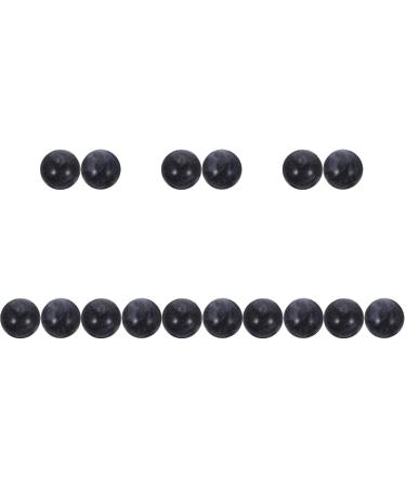 Healeved 16 pcal black baoding ball massage roller jade ball massage hand massage for and carpal older baoding balls cone balls for women chinese hand fitness wrist ball ball ball