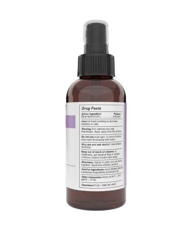 Olivia Care Lavender Hand Sanitizer 4oz - 99.9% Germ-Killing, Moisturizing, Portable - Buy Online on GoSupps.com