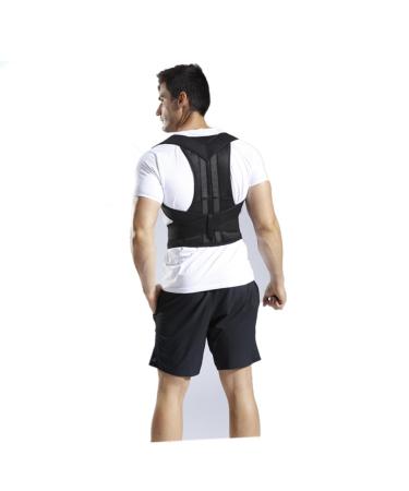 Buy Gatuida Lumbar Support Posture Brace for Men & Women - XXL Black Support Belt for Optimal Posture - Buy Online on GoSupps.com
