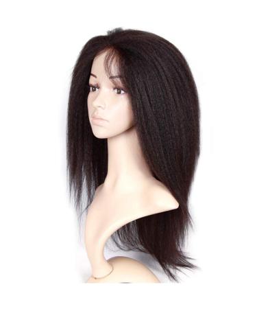 Shop Long Curls Straight Lace Front Wigs for Black Women | Pre-Plucked Curly Bob Wigs Glueless Natural Black Hair 150% Density 22 inch - Buy Online on GoSupps.com