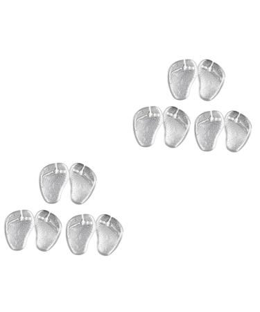 NOLITOY 6 Pairs Forefoot Slipper Pad Self-Adhesive Forefoot Pads Shoe Filler Toe Inserts Toe Protectors Sandal Cushions Heel Grip Inserts Insole Pads Forefoot Pads for Sandals Foot Cushion