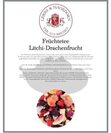 Lerbs & Hagedorn Dragon Fruit Tea Lychee 2 kg