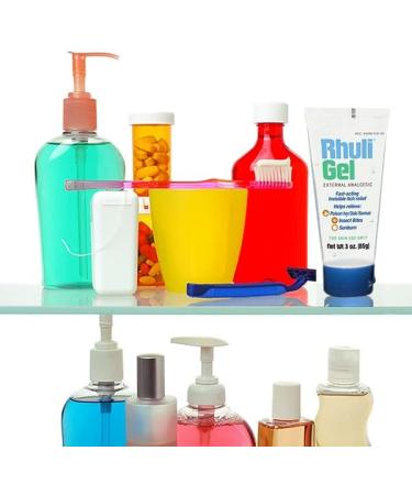 Rhuli Anti-Itch Gel - Cooling Relief for Sunburn, Bug Bites, Poison Ivy & More - 3 Oz Tube - Buy Online on GoSupps.com