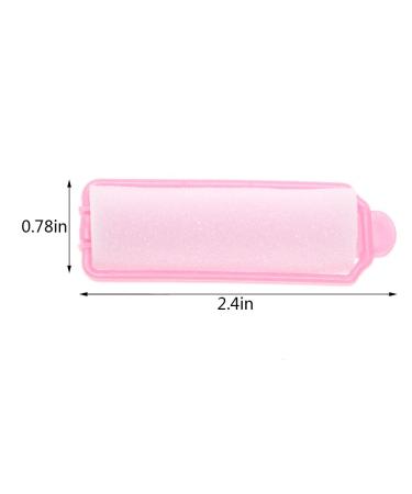 12 Pcs 2.4 Inch Foam Sponge Hair Rollers - Soft Sleep Curlers for Heatless Curls - Pink - Buy Online on GoSupps.com