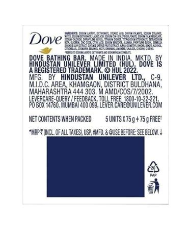 Do.vee Fresh Moisture Beauty Bathing Bar - Soft & Refreshed Skin 450g (Pack of 6) - International Shipping Available - Buy Online on GoSupps.com