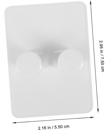 Hootnee 4-Piece Razor Tool Holder Set | Suction Door Hooks & Shaving Stand | White ABS | Ideal for Bathroom Storage - Buy Online on GoSupps.com