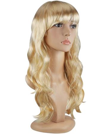 TRIXES Bombshell Wig - Long Wavy Blonde Hair for Costume Party, Cosplay, Halloween - Natural Looking and Fancy Dress Accessory - Buy Online on GoSupps.com